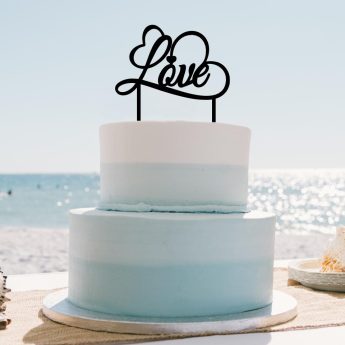 Cake topper Love