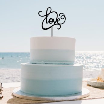 Cake topper Love 2