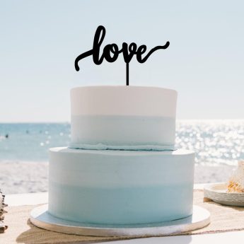 Cake topper "Simple Love"