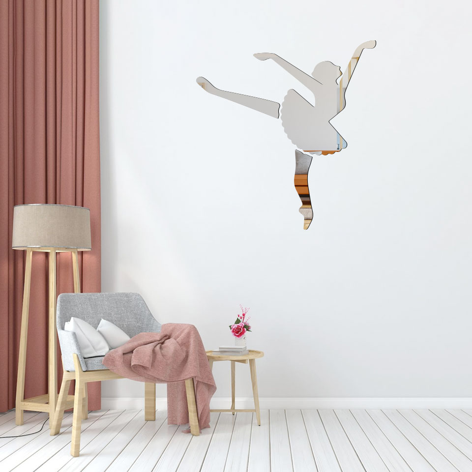 Specchio in plexiglass Ballerina