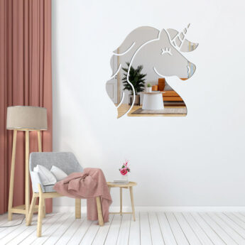 Specchio in plexiglass Unicorno
