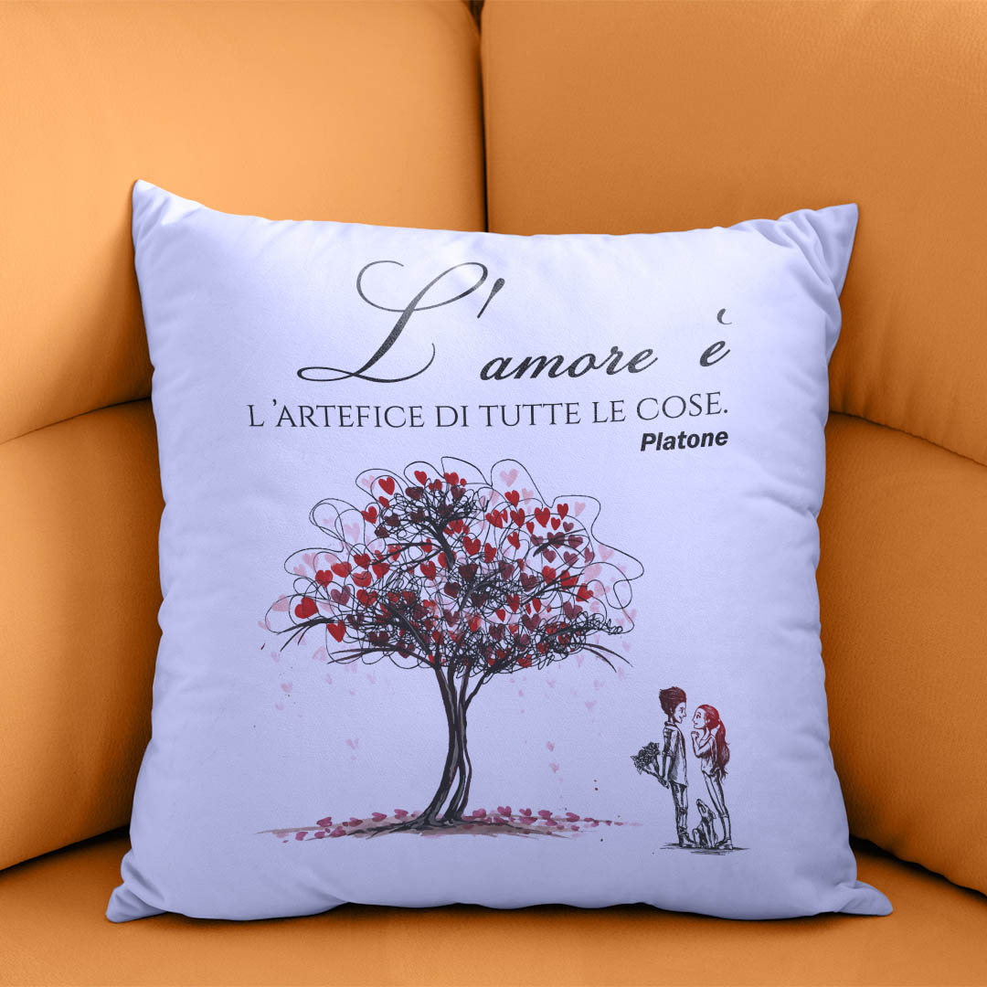 Cuscino personalizzato per San Valentino