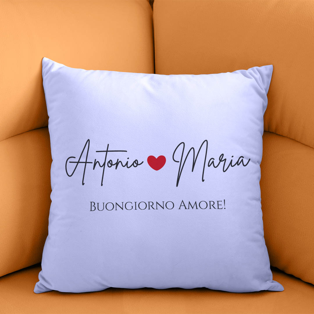 Cuscino personalizzato per San Valentino