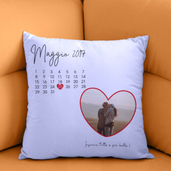 Cuscino personalizzato per San Valentino