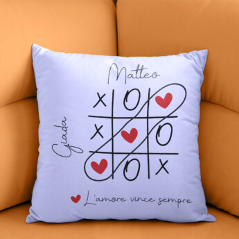Cuscino personalizzato per San Valentino