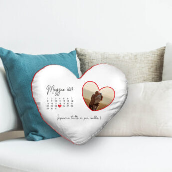 Cuscino personalizzato per San Valentino