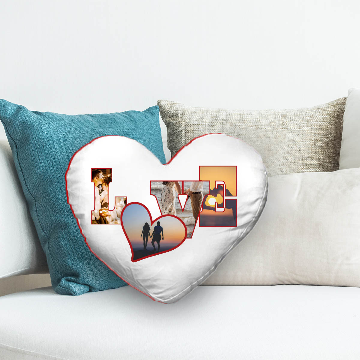 Cuscino personalizzato per San Valentino