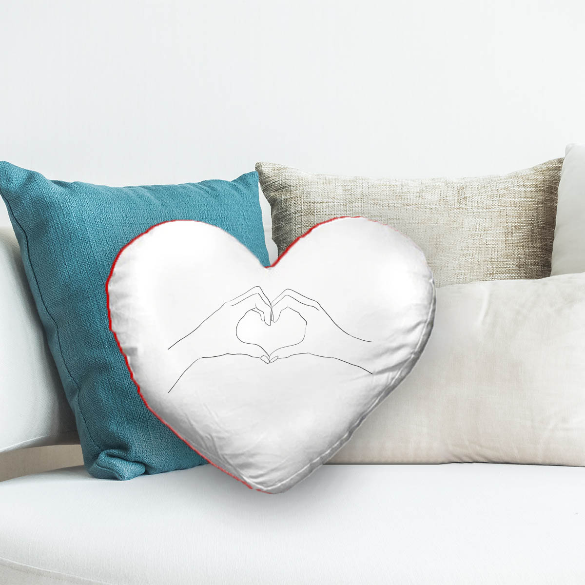 Cuscino personalizzato per San Valentino