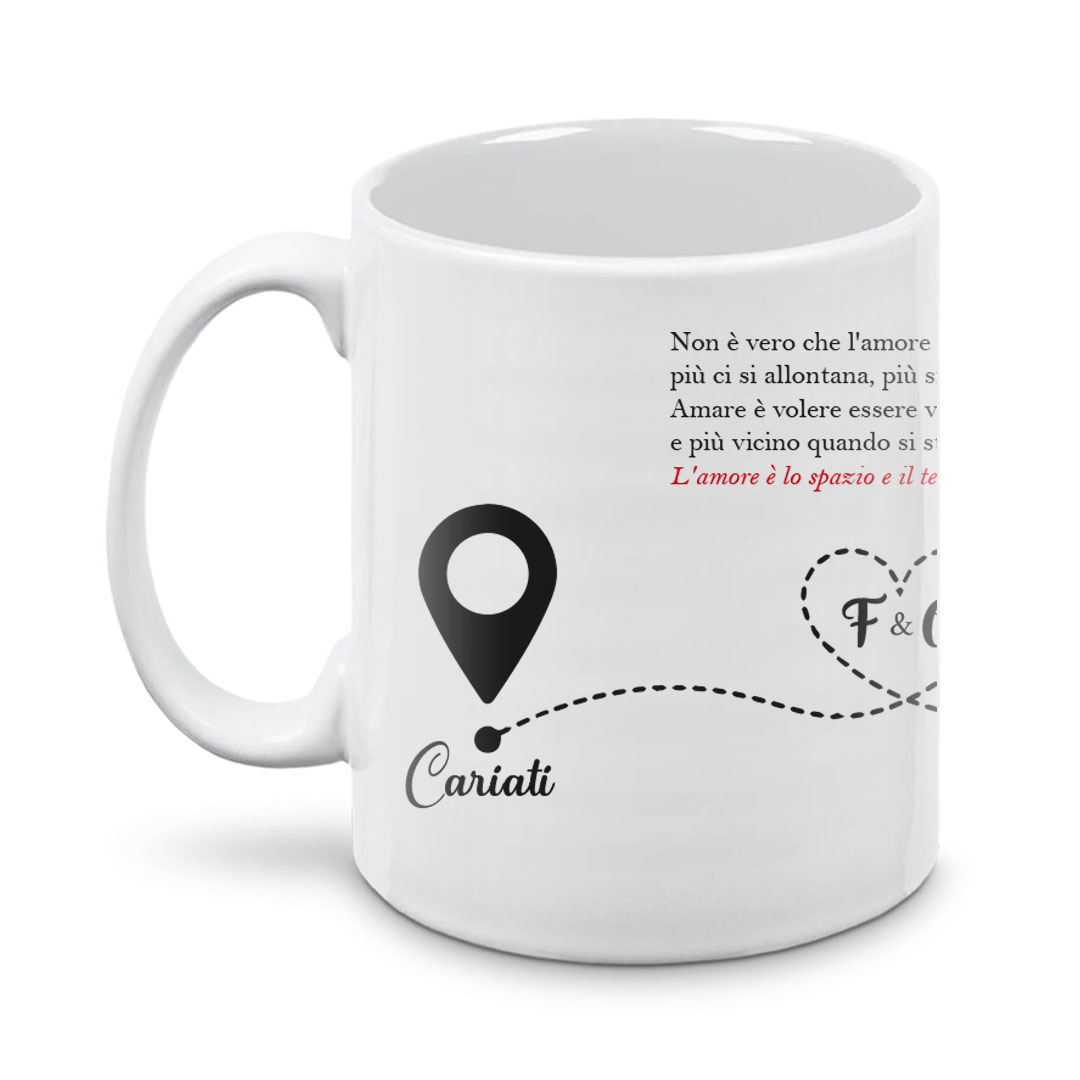 Tazza personalizzata per San Valentino